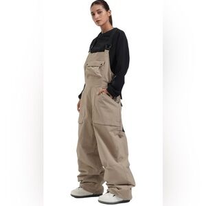GSOU SNOW Tan Snow Board Ski Overalls